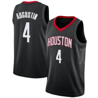 Men's D.J. Augustin Houston Rockets Black Swingman Jersey - Statement Edition