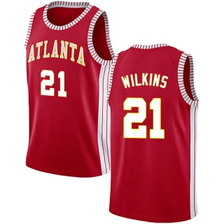 Men's Dominique Wilkins Atlanta Hawks Red Swingman Jersey - Statement Edition