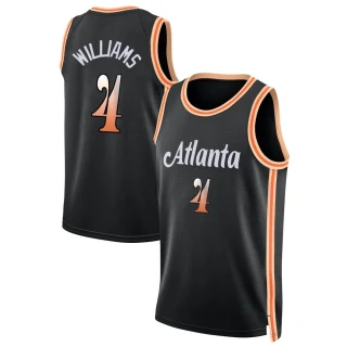 Men's Donovan Williams Atlanta Hawks Black Swingman 2022/23 City Edition Jersey