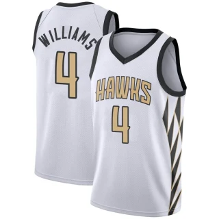 Men's Donovan Williams Atlanta Hawks White Swingman 2018/19 Jersey - City Edition