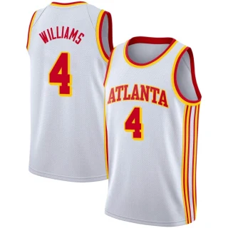 Men's Donovan Williams Atlanta Hawks White Swingman 2020/21 Jersey - Association Edition