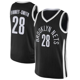 Men's Dorian Finney-Smith Brooklyn Nets Black Swingman Jersey - City Edition