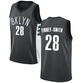 Men's Dorian Finney-Smith Brooklyn Nets Gray Swingman Jersey - Statement Edition
