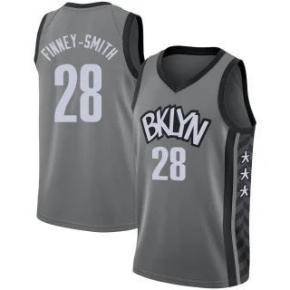 Men's Dorian Finney-Smith Brooklyn Nets Gray Swingman Jordan Brand 2020/21 Jersey - Statement Edition