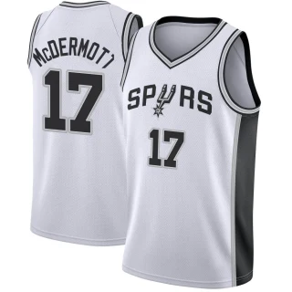 Men's Doug McDermott San Antonio Spurs White Swingman Jersey - Association Edition