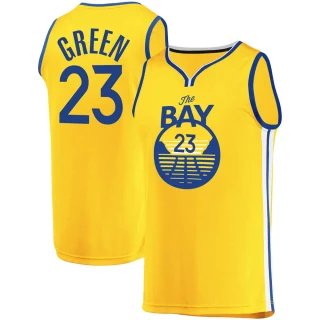 Men's Draymond Green Golden State Warriors Gold Fast Break 2019/20 Jersey - Statement Edition
