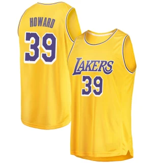 Men's Dwight Howard Los Angeles Lakers Gold Swingman 2018/19 Jersey - Icon Edition