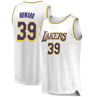 Men's Dwight Howard Los Angeles Lakers White Swingman 2018/19 Jersey - Association Edition