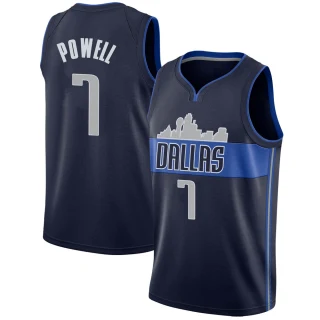 Men's Dwight Powell Dallas Mavericks Navy Swingman Jersey - Statement Edition