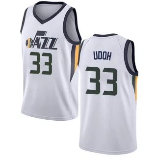 Men's Ekpe Udoh Utah Jazz White Swingman Jersey - Association Edition