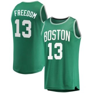 Men's Enes Freedom Boston Celtics Green Fast Break Jersey - Icon Edition