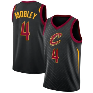 Men's Evan Mobley Cleveland Cavaliers Black Swingman Jersey - Statement Edition