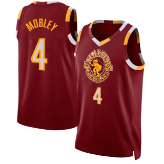Men's Evan Mobley Cleveland Cavaliers Swingman Wine 2021/22 City Edition Jersey