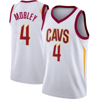 Men's Evan Mobley Cleveland Cavaliers White Swingman Jersey - Association Edition