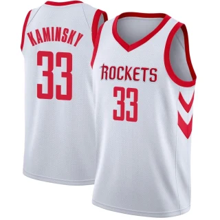 Men's Frank Kaminsky Houston Rockets White Swingman Jersey - Association Edition
