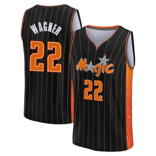Men's Franz Wagner Orlando Magic Anthracite Fast Break 2021/22 Replica City Edition Jersey