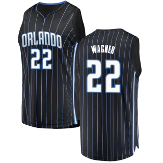 Men's Franz Wagner Orlando Magic Black Fast Break Jersey - Statement Edition