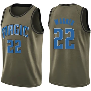 Men's Franz Wagner Orlando Magic Green Swingman Salute to Service Jersey
