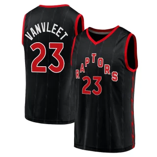 Men's Fred VanVleet Toronto Raptors Black Fast Break 2020/21 Jersey - Statement Edition