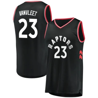 Men's Fred VanVleet Toronto Raptors Black Fast Break Jersey - Statement Edition