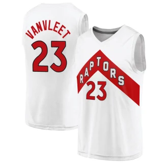 Men's Fred VanVleet Toronto Raptors White Fast Break 2020/21 Jersey - Association Edition