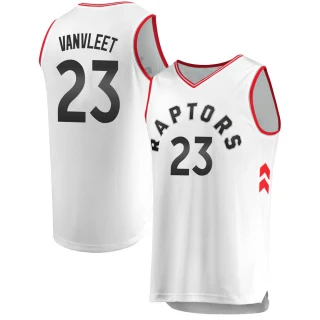Men's Fred VanVleet Toronto Raptors White Fast Break Jersey - Association Edition
