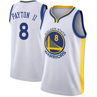 Men's Gary Payton II Golden State Warriors Gold Swingman White Jersey - Association Edition