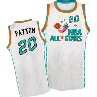 Men's Gary Payton Oklahoma City Thunder White Authentic 1996 All Star Throwback Jersey