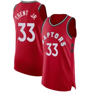 Men's Gary Trent Jr. Toronto Raptors Red Authentic Jersey - Icon Edition