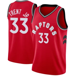Men's Gary Trent Jr. Toronto Raptors Red Swingman Jersey - Icon Edition