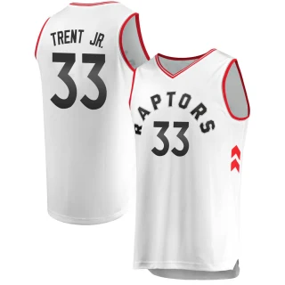 Men's Gary Trent Jr. Toronto Raptors White Fast Break Jersey - Association Edition