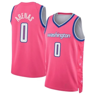 Men's Gilbert Arenas Washington Wizards Pink Swingman 2022/23 City Edition Jersey