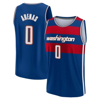 Men's Gilbert Arenas Washington Wizards Royal Fast Break 2021/22 Replica City Edition Jersey
