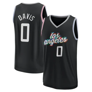Men's Glen Davis Los Angeles Clippers Black Fast Break 2022/23 City Edition Jersey