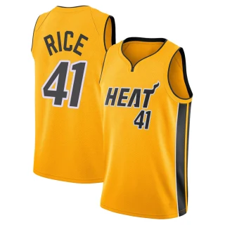 Men's Glen Rice Miami Heat Gold Swingman 2020/21 Jersey - Earned Edition