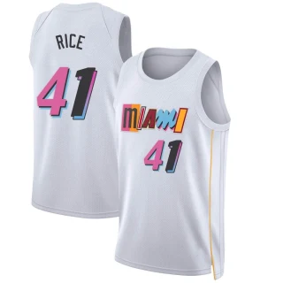 Men's Glen Rice Miami Heat White Swingman 2022/23 City Edition Jersey