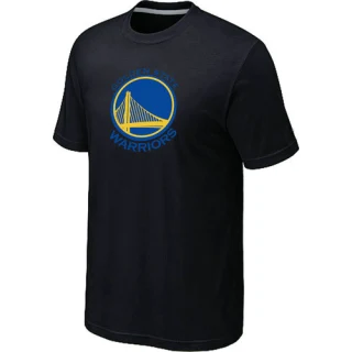 Men's Golden State Warriors Gold Big & Tall Primary Logo T-Shirt - Black