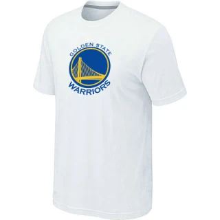 Men's Golden State Warriors Gold Big & Tall Primary Logo T-Shirt - White