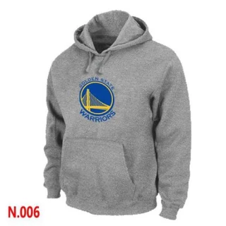 Men's Golden State Warriors Gold Pullover Hoodie - Grey