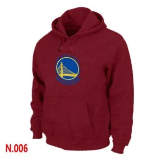 Men's Golden State Warriors Gold Pullover Hoodie - Red