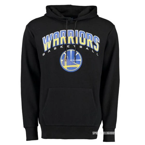 Men's Golden State Warriors Gold UNK Ballout Pullover Hoodie - Black
