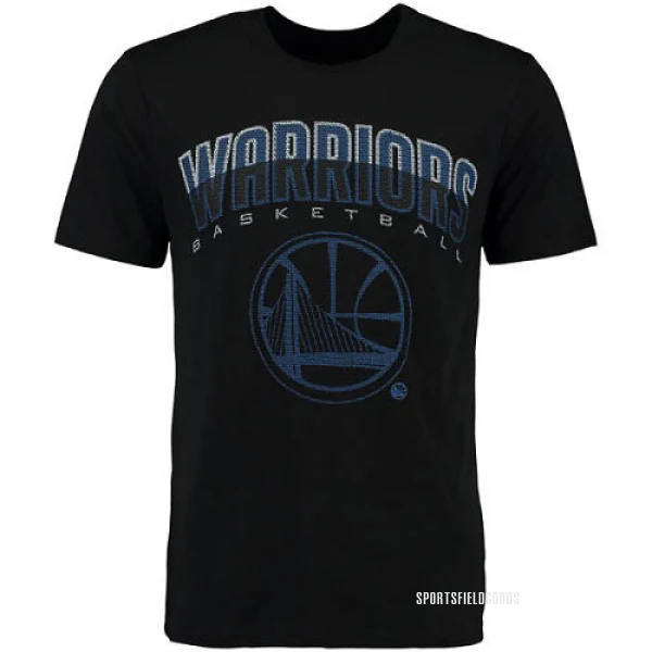 Men's Golden State Warriors Gold UNK Evolve T-Shirt - Black