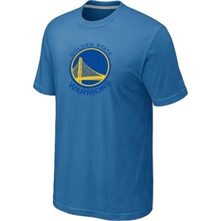 Men's Golden State Warriors Light Blue Big & Tall Primary Logo T-Shirt -