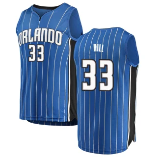 Men's Grant Hill Orlando Magic Blue Fast Break Jersey - Icon Edition
