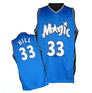 Men's Grant Hill Orlando Magic Royal Blue Swingman Throwback Jersey