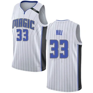 Men's Grant Hill Orlando Magic White Swingman Jersey - Association Edition