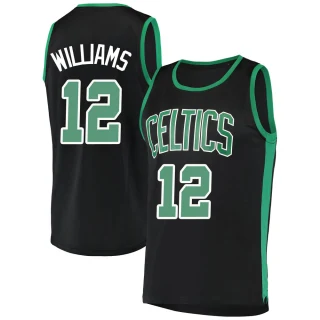 Men's Grant Williams Boston Celtics Black Fast Break Jersey - Statement Edition