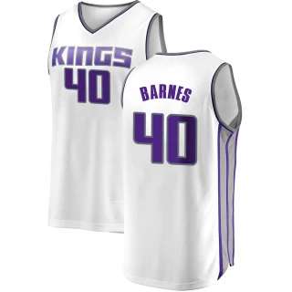 Men's Harrison Barnes Sacramento Kings White Fast Break Jersey - Association Edition
