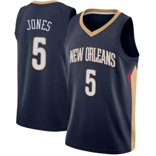 Men's Herbert Jones New Orleans Pelicans Navy Swingman Jersey - Icon Edition