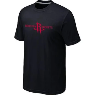 Men's Houston Rockets Black Big & Tall Primary Logo T-Shirt -